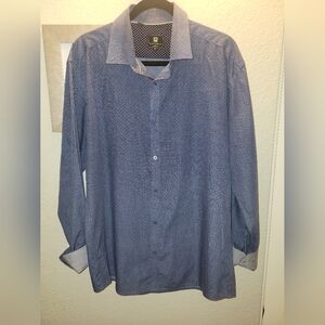 Steel & Jelly‎ London Mens Flip Cuff Button Down Shirt Sz XL